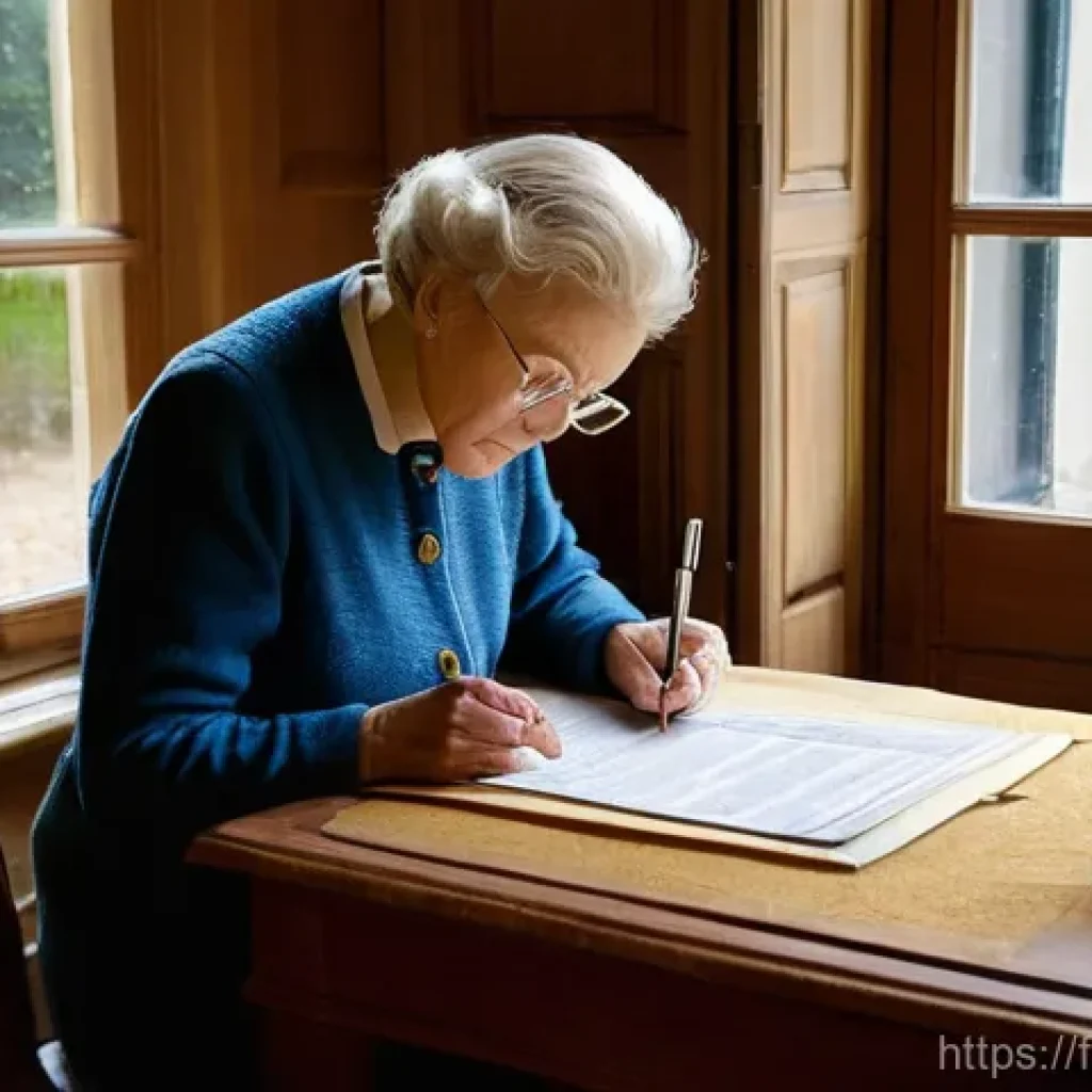 요양병원 입소 우선 순위 - **Prompt:** "A detailed, realistic portrayal of an elderly person, or an adult child assisting them,...