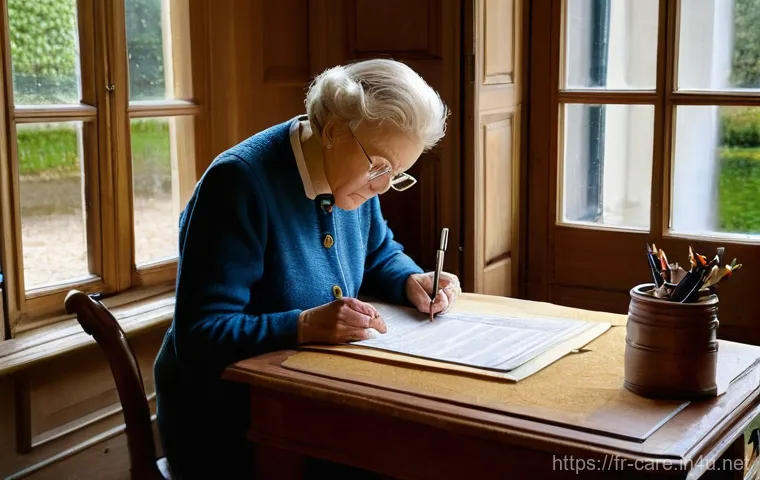 요양병원 입소 우선 순위 - **Prompt:** "A detailed, realistic portrayal of an elderly person, or an adult child assisting them,...